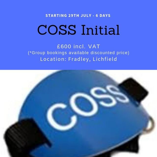 Coss Initial on 29th July at Amtrain, Fradley, Lichfield ⠀
Please call the office on 01283792633 or email info@amtrain.co.uk if you are interested or for more info